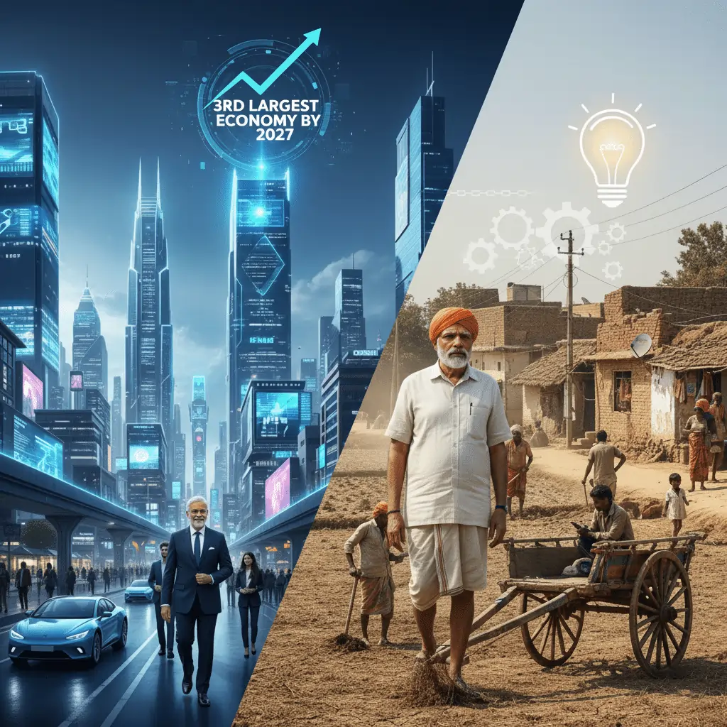 The Dual Reality of India’s Economic Expansion: Navigating Growth and Structural Stagnation