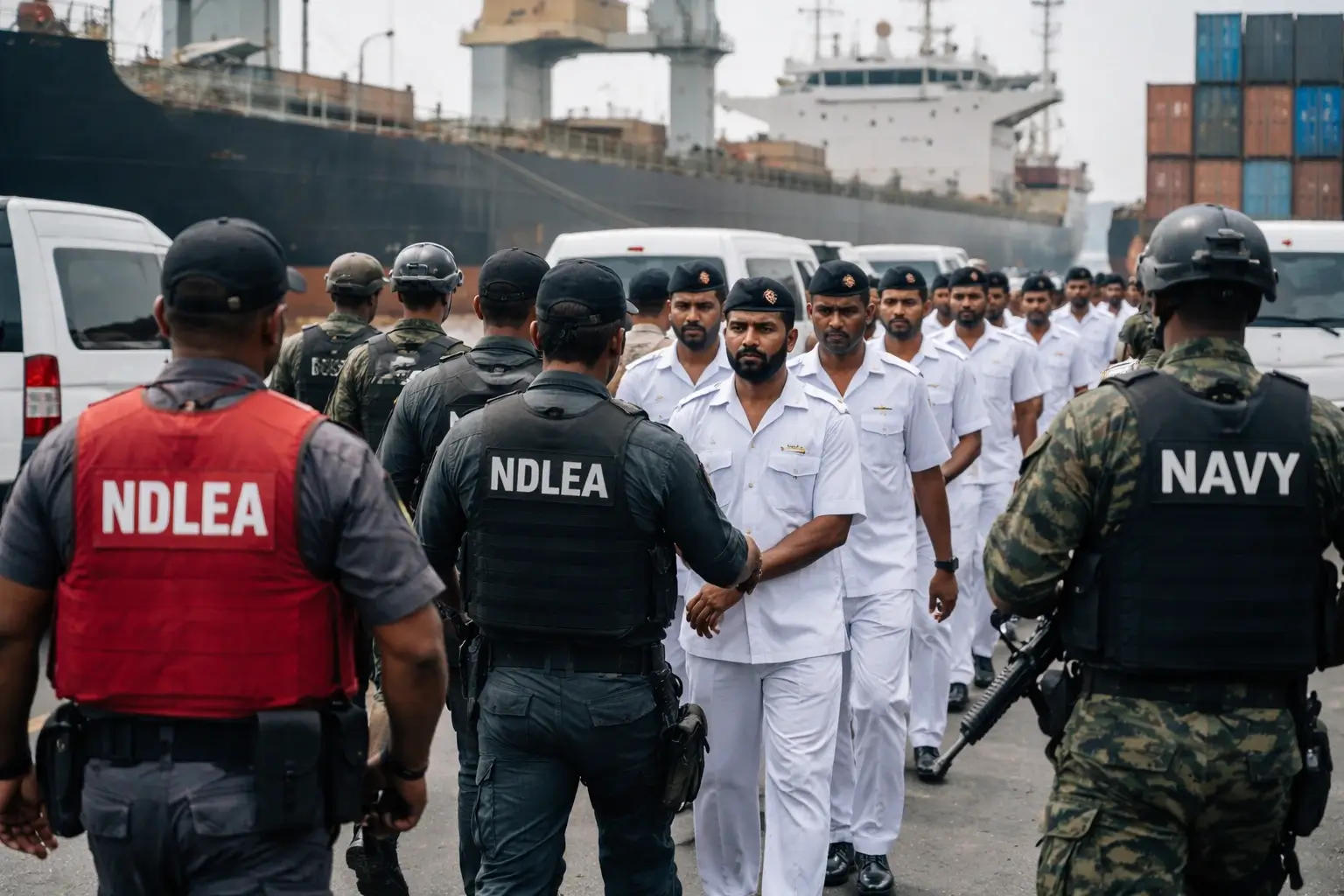 Nigerian Authorities Detain 22 Indian Sailors Following Major Cocaine Bust at Lagos Port