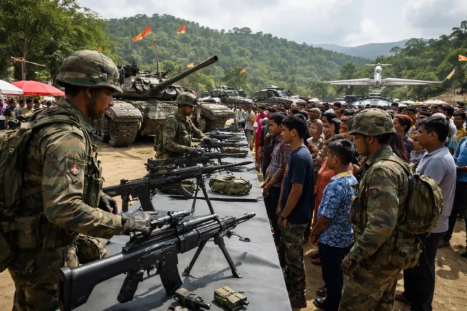 Indian Army Expands Public Weapons Displays Across Northeastern Border Regions