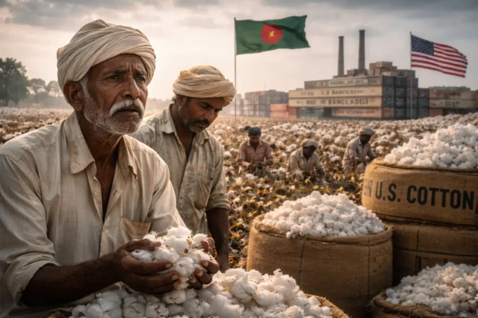 Modi's US Cotton Deal: How Zero-Tariff Imports Will Crush Indian Farmers While Bangladesh Captures Textile Market