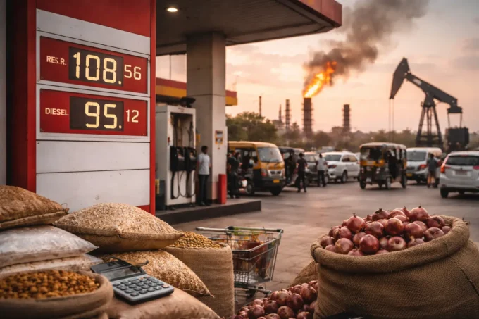 India's Wholesale Inflation Jumps to 38-Month High of 3.88% in March as Crude Oil Prices Surge