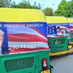 US Ambassador Launches 'Freedom250' Celebrations in New Delhi with Trump-Themed Auto- Rickshaws