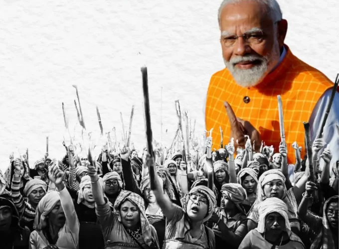 India Is Burning in Four Places This Week. Modi Is at a Rally