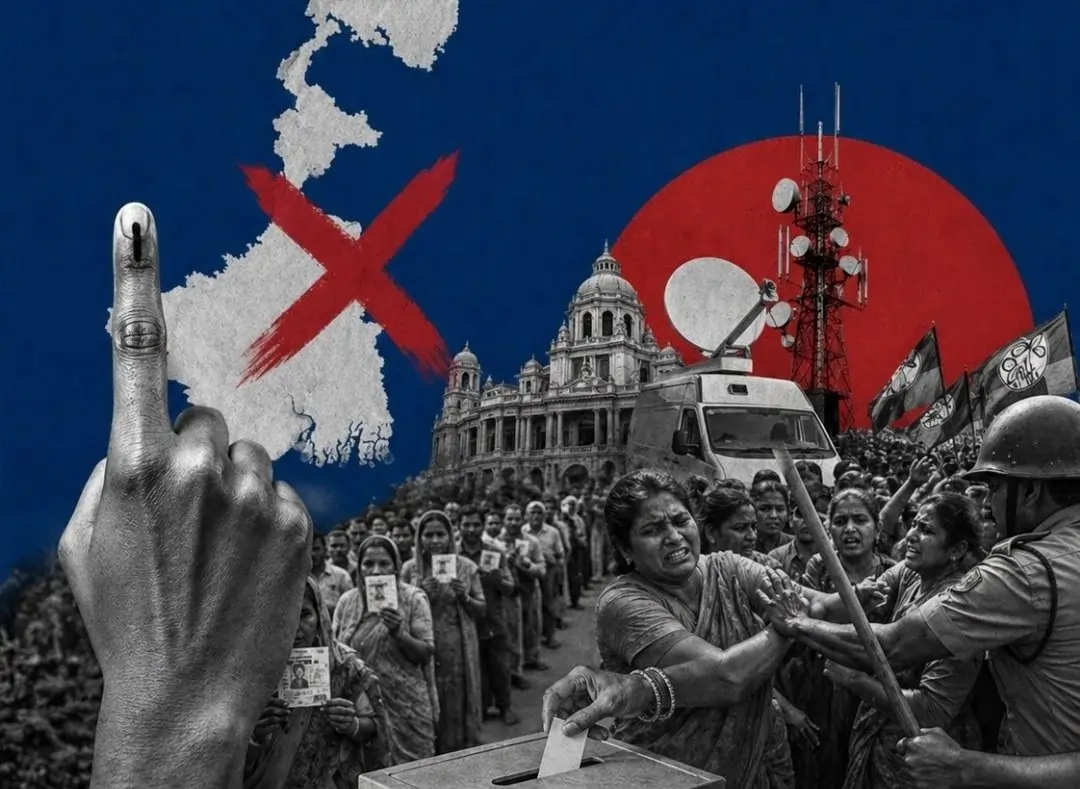 West Bengal Election 2026: 90 Lakh Voters Deleted, Women Beaten at Booths, and a Media That Watched Only One Side 25 West Bengal Election 2026: 90 Lakh Voters Deleted, Women Beaten at Booths, and a Media That Watched Only One Side